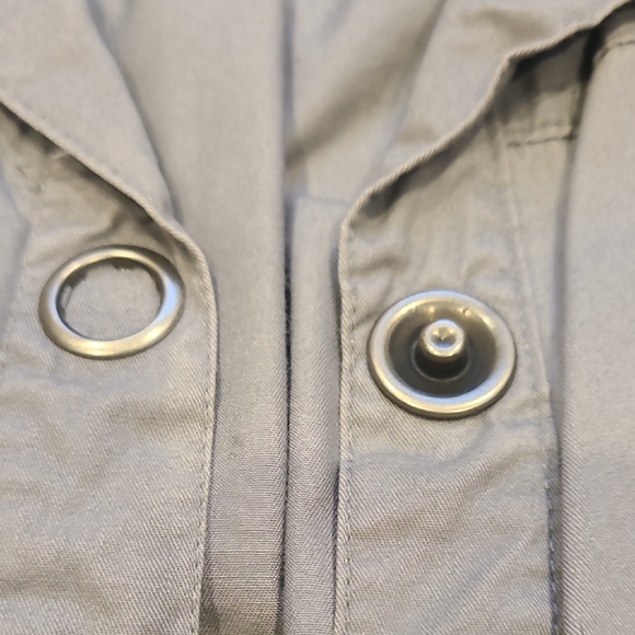 Gray Snap Up Button Blazer - Picture 3 of 8